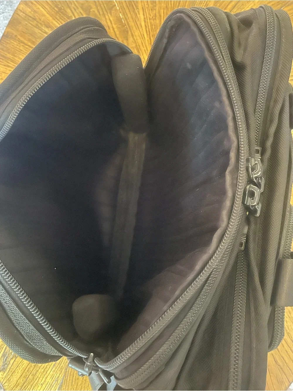Tumi Black Nylon Laptop Briefcase with Shoulder Strap